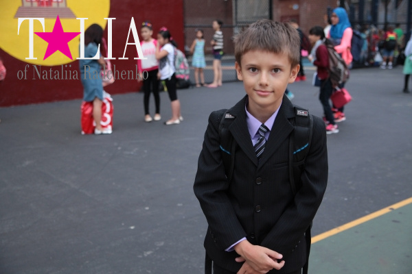 Первый день в учебном году. Школа PS/IS 104 Форт Хамилтон, Бей Ридж, Бруклин, Нью-Йорк